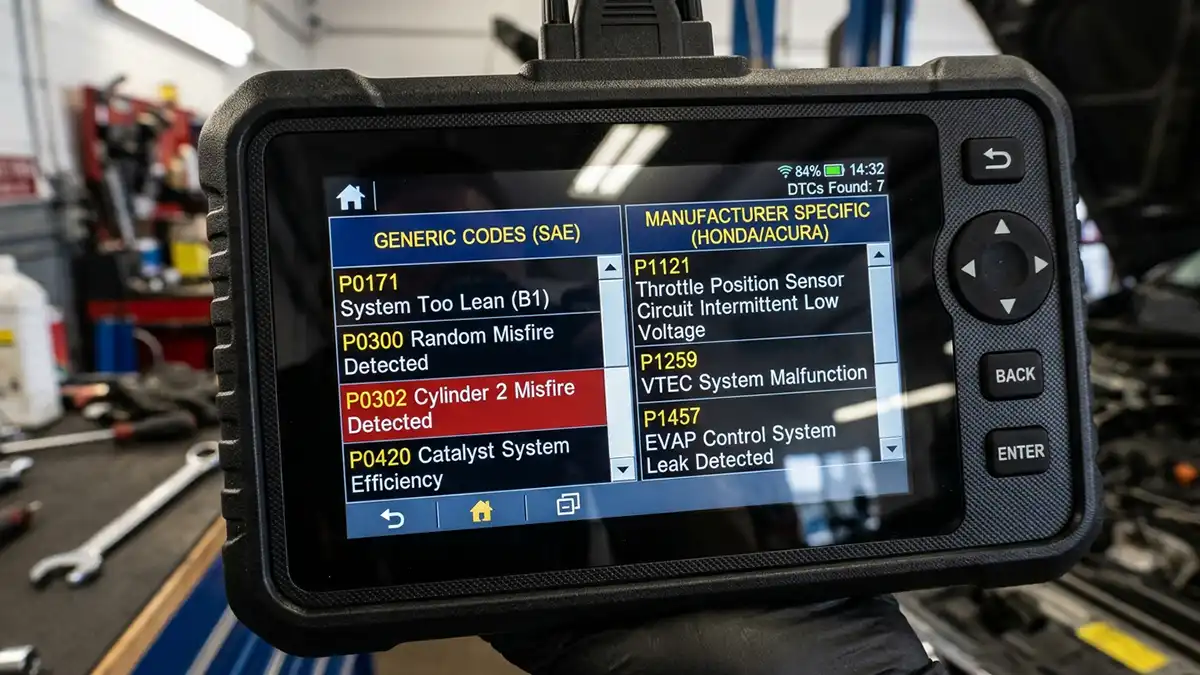 Generic vs Manufacturer-Specific Codes